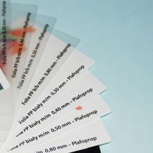 Folia PP (arkusz) biały(050) m/m 0,50 mm 700x1000 - Plafoprop White