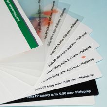 Folia PP (ark.) czarny (9170) m/f 0,50 mm 700x1000 mm - Plafoprop Color kryty