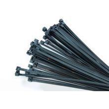 Opaska plastikowa samozaciskowa uniw. dł. 300mm, szer.4,8mm, czarna, paczka 100szt
