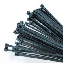 Opaska plastikowa samozaciskowa uniw. dł. 300mm, szer.4,8mm, czarna, paczka 100szt