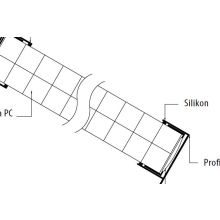 PROFIL PC TYP U 8MM B/B DL. 2100MM
